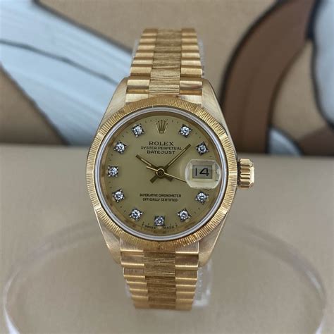 rolex luette con brillanti|Orologio Rolex Lady.